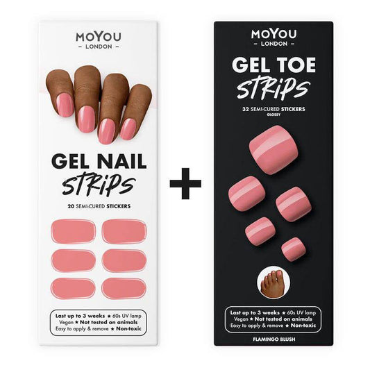 Gel Strip Bundle ★ Flamingo Blush - MoYou London