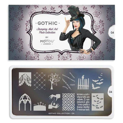 Gothic 04 ✦ Nail Stamping Plate - MoYou London