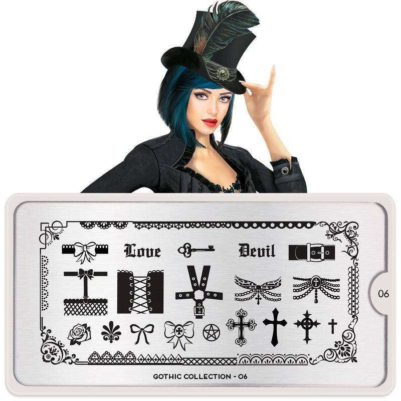 Gothic 06 ✦ Nail Stamping Plate - MoYou London