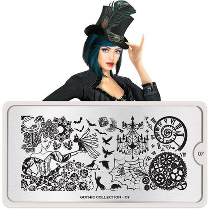 Gothic 07 ✦ Nail Stamping Plate - MoYou London