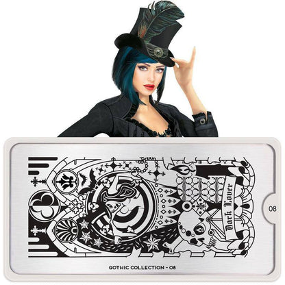 Gothic 08 ✦ Nail Stamping Plate - MoYou London