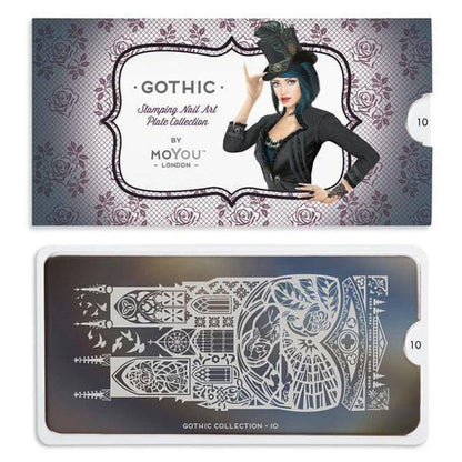 Gothic 10 ✦ Nail Stamping Plate - MoYou London