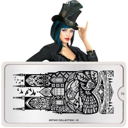 Gothic 10 ✦ Nail Stamping Plate - MoYou London