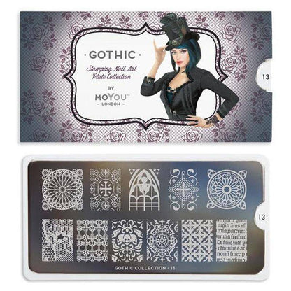 Gothic 13 ✦ Nail Stamping Plate - MoYou London