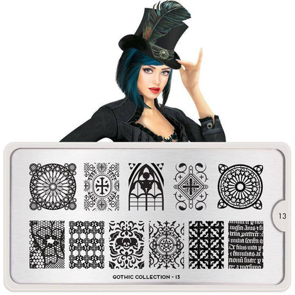 Gothic 13 ✦ Nail Stamping Plate - MoYou London