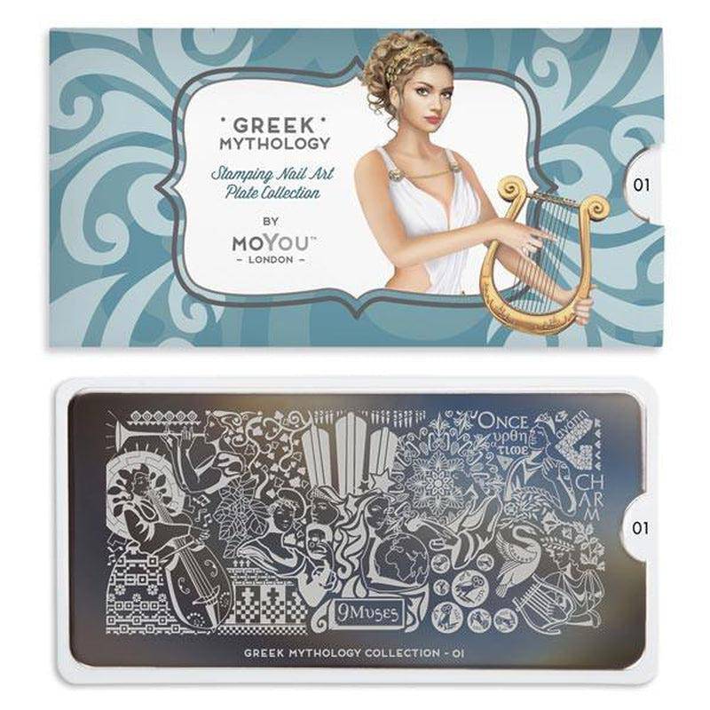Greek Mythology 01 ✦ Nail Stamping Plate - MoYou London