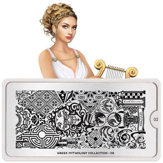 Greek Mythology 02 ✦ Nail Stamping Plate - MoYou London