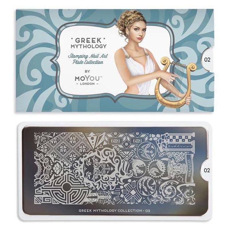 Greek Mythology 02 ✦ Nail Stamping Plate - MoYou London