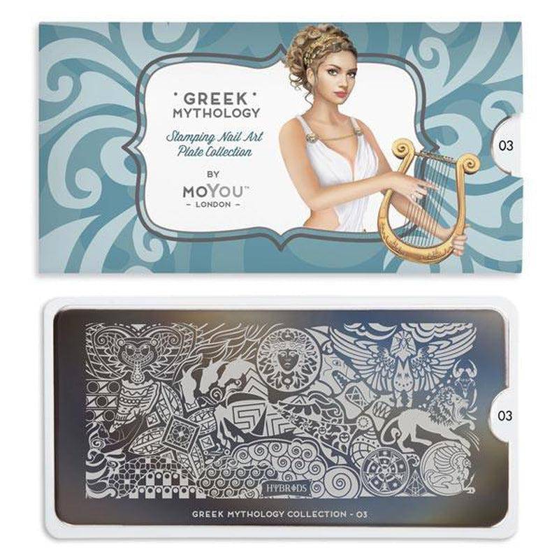 Greek Mythology 03 ✦ Nail Stamping Plate - MoYou London