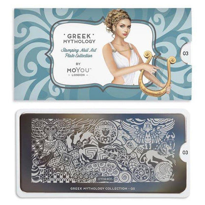Greek Mythology 03 ✦ Nail Stamping Plate - MoYou London