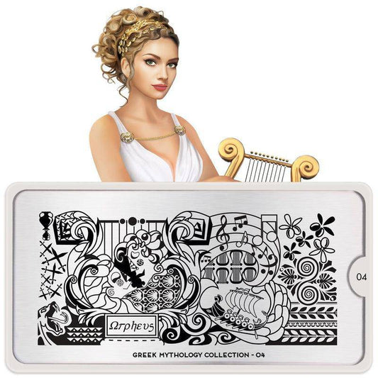 Greek Mythology 04 ✦ Nail Stamping Plate - MoYou London