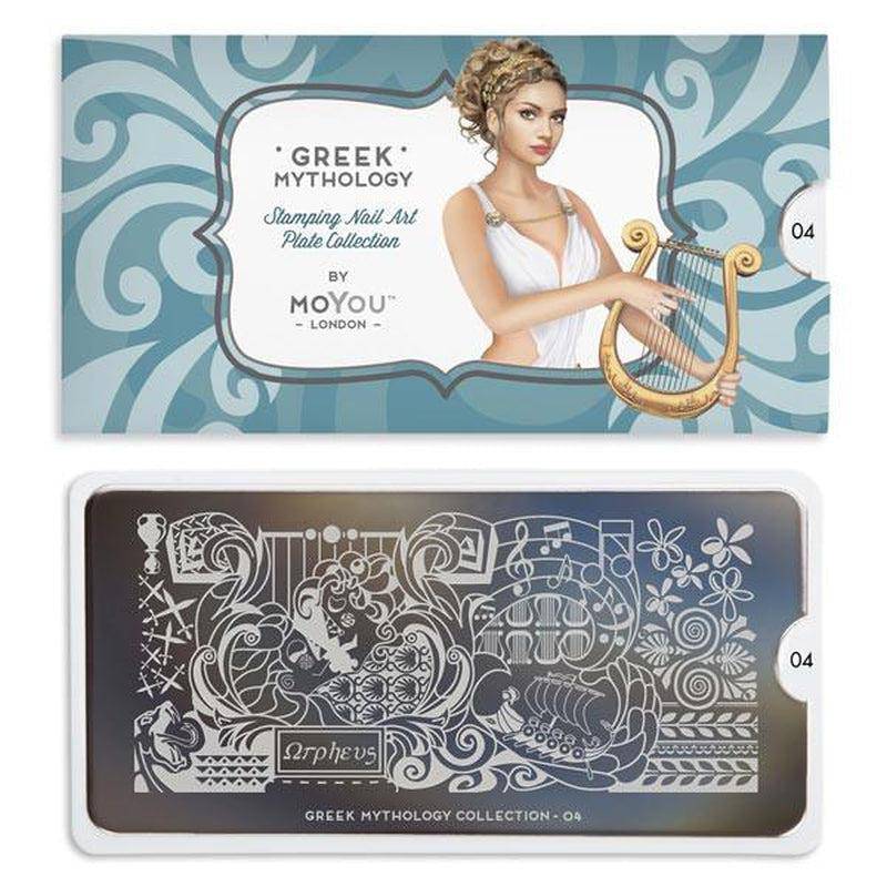 Greek Mythology 04 ✦ Nail Stamping Plate - MoYou London