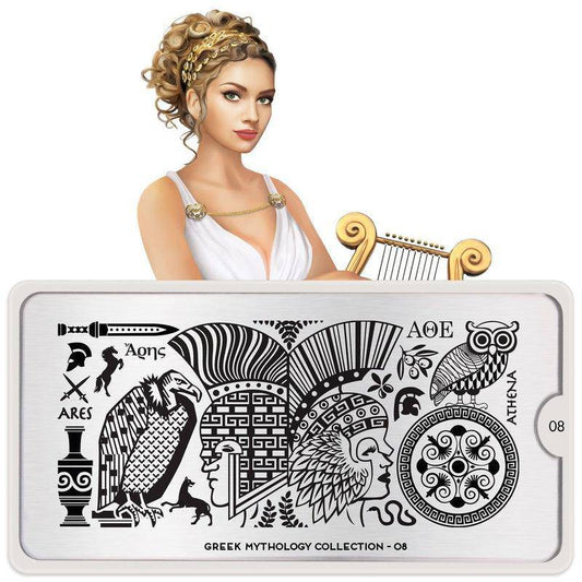Greek Mythology 08 ✦ Nail Stamping Plate - MoYou London