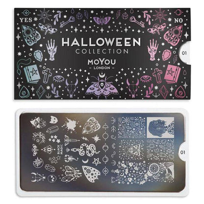 Halloween 01 ✦ Nail Stamping Plate - MoYou London