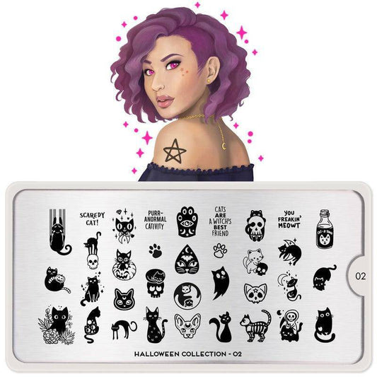 Halloween 02 ✦ Nail Stamping Plate - MoYou London