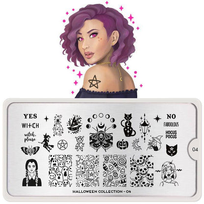 Halloween 04 ✦ Nail Stamping Plate - MoYou London