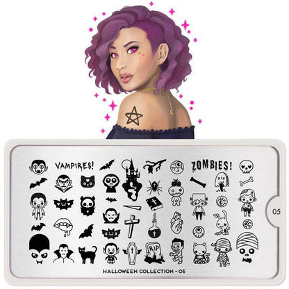 Halloween 05 ✦ Nail Stamping Plate - MoYou London