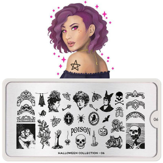 Halloween 06 ✦ Nail Stamping Plate - MoYou London