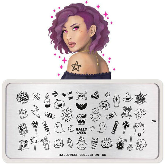Halloween 08 ✦ Nail Stamping Plate - MoYou London