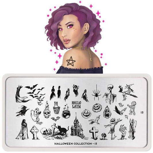 Halloween 13 ✦ Nail Stamping Plate - MoYou London