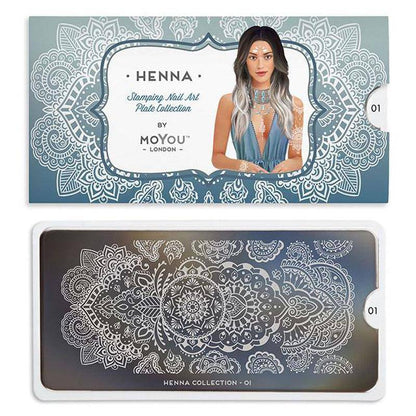 Henna 01 ✦ Nail Stamping Plate - MoYou London