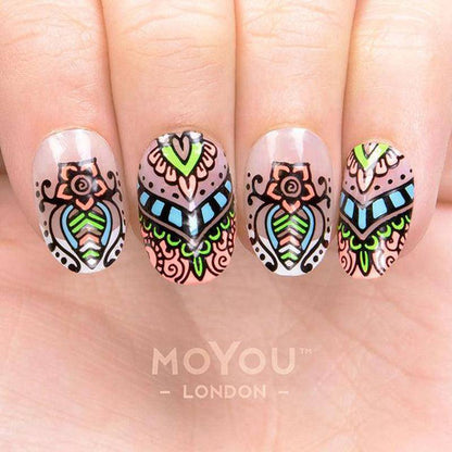 Henna 01 ✦ Nail Stamping Plate - MoYou London