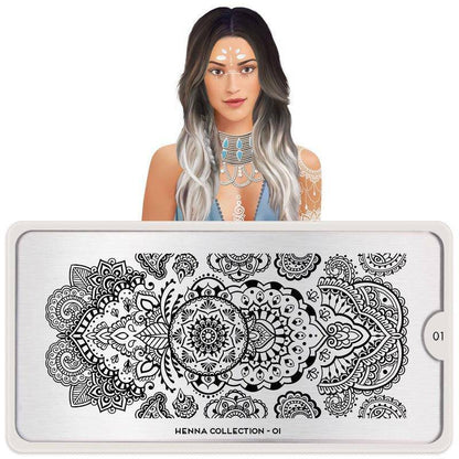 Henna 01 ✦ Nail Stamping Plate - MoYou London