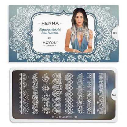 Henna 03 ✦ Nail Stamping Plate - MoYou London