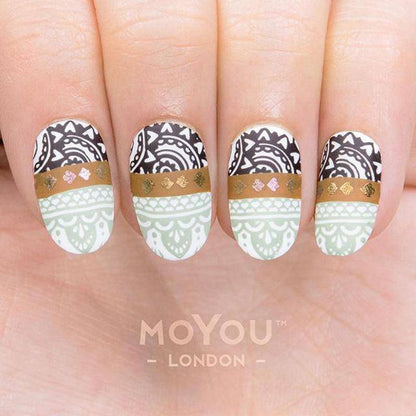 Henna 03 ✦ Nail Stamping Plate - MoYou London