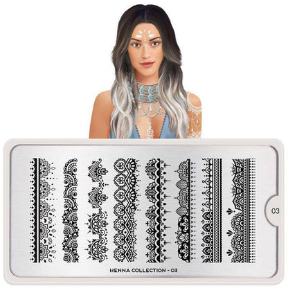 Henna 03 ✦ Nail Stamping Plate - MoYou London