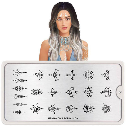 Henna 04 ✦ Nail Stamping Plate - MoYou London