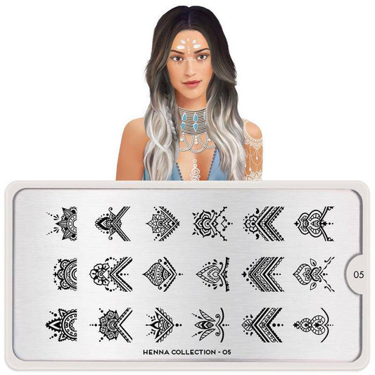 Henna 05 ✦ Nail Stamping Plate - MoYou London