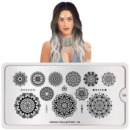 Henna 06 ✦ Nail Stamping Plate - MoYou London