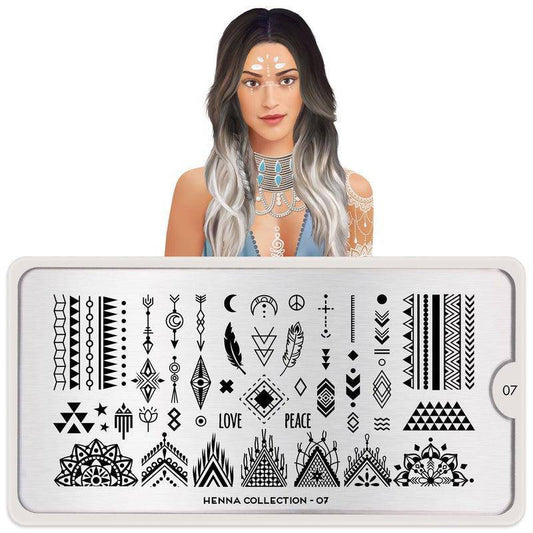 Henna 07 ✦ Nail Stamping Plate - MoYou London