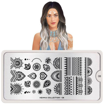 Henna 08 ✦ Nail Stamping Plate - MoYou London