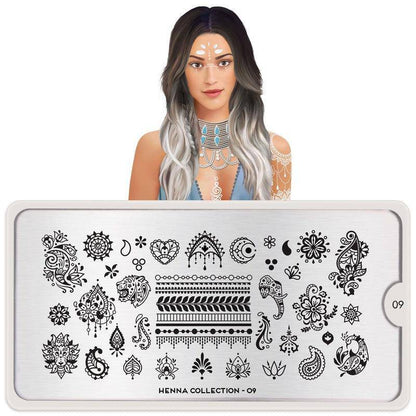 Henna 09 ✦ Nail Stamping Plate - MoYou London