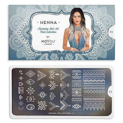 Henna 11 ✦ Nail Stamping Plate - MoYou London