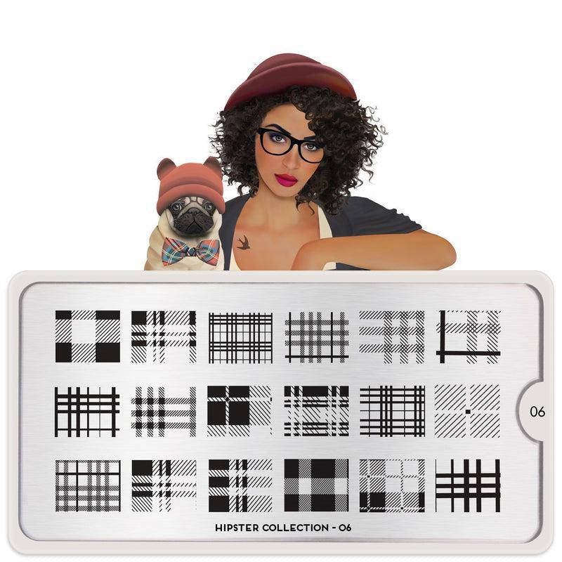 Hipster 06 ✦ Nail Stamping Plate - MoYou London