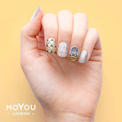 Hipster 10 ✦ Nail Stamping Plate - MoYou London