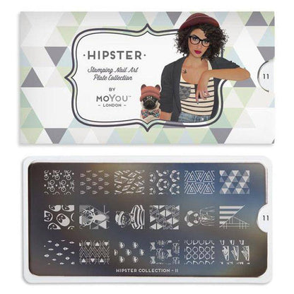 Hipster 11 ✦ Nail Stamping Plate - MoYou London