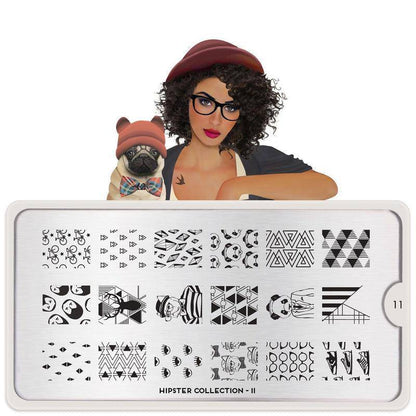 Hipster 11 ✦ Nail Stamping Plate - MoYou London