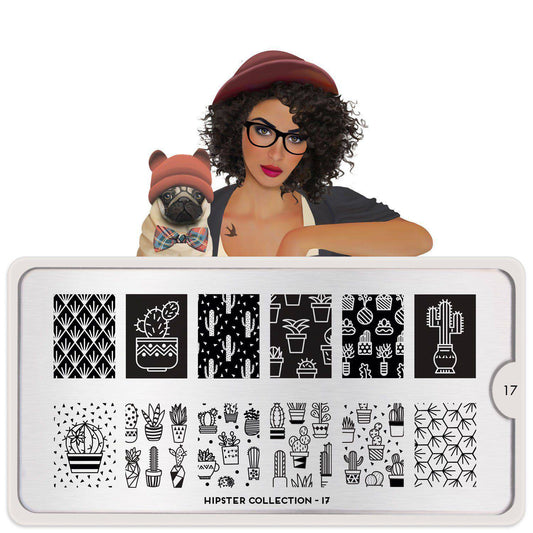 Hipster 17 ✦ Nail Stamping Plate - MoYou London