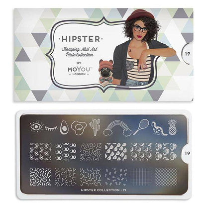 Hipster 19 ✦ Nail Stamping Plate - MoYou London