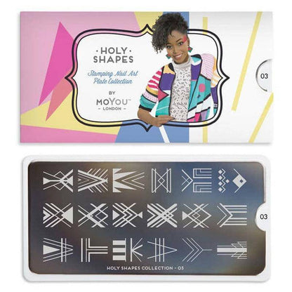 Holy Shapes 03 ✦ Nail Stamping Plates - MoYou London
