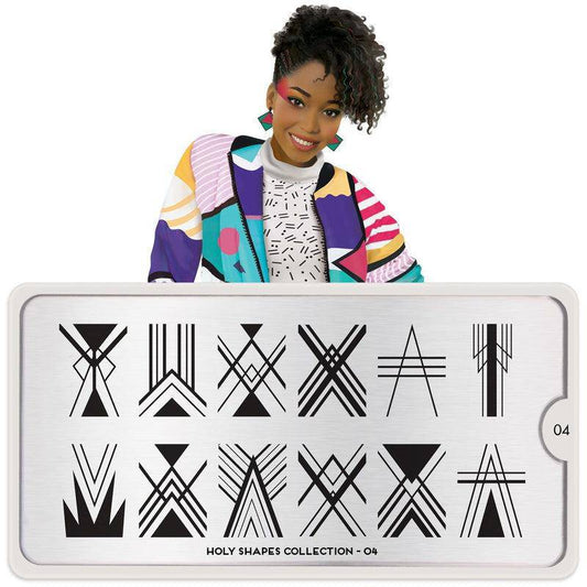 Holy Shapes 04 ✦ Nail Stamping Plates - MoYou London