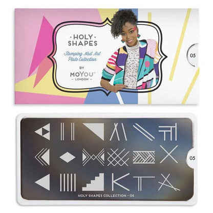 Holy Shapes 05 ✦ Nail Stamping Plates - MoYou London
