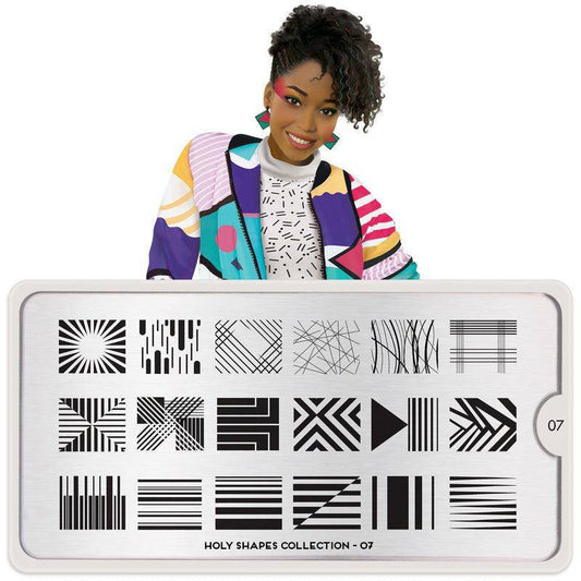 Holy Shapes 07 ✦ Nail Stamping Plates - MoYou London