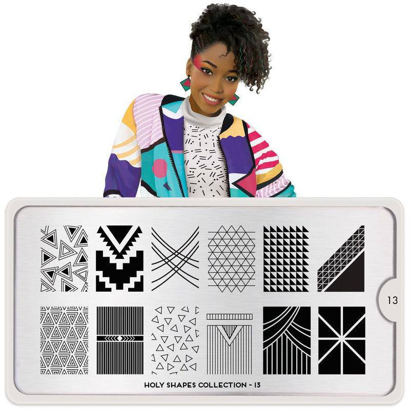 Holy Shapes 13 ✦ Nail Stamping Plates - MoYou London