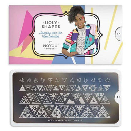 Holy Shapes 15 ✦ Nail Stamping Plates - MoYou London