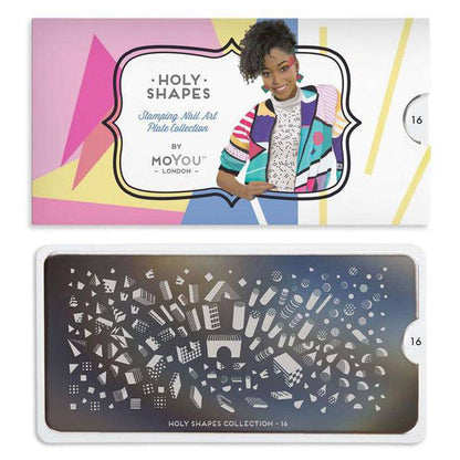 Holy Shapes 16 ✦ Nail Stamping Plates - MoYou London